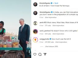 Viral, Bill Gates Menikmati Sensasi Teh Tarik India dari Pedagang Kaki Lima