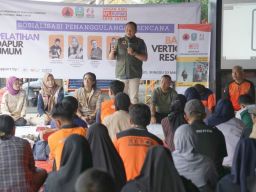 BPBD Jatim Gandeng SRPB Gelar Pelatihan Vertical Rescue dan Dapur Umum