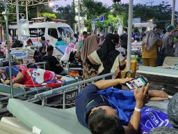 Ini Dampak Gempa Tuban, Evakuasi Pasien RS Unair dan Kerusakan Bangunan di Surabaya