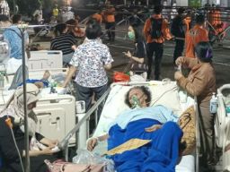 BPBD Kota Surabaya Dirikan Tenda Darurat