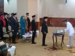 Pj. Gubernur Adhy Lantik Eddy Supriyanto Sebagai Pj. Walikota Madiun