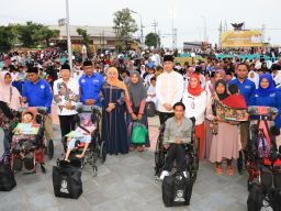 Safari Ramadhan di Tuban Berlangsung Meriah Bersama 2000 Anak Yatim