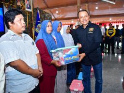 Danpuspenerbal Dampingi Kasal Touring dan Bagikan Bantuan Sosial