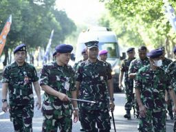 Komandan Puspenerbal Cek Kesiapan Pangkalan Juanda Jelang HUT ke-68 Penerbangan TNl AL