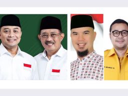 Hasil Survei Pasangan Eri-Armuji dan Ahmad Dhani-Bayu Airlangga di Pilwali Surabaya 2024