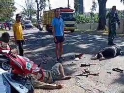 Tabrakan Dua Pemotor, Mantan Anggota DPRD Vs Anggota Polisi Salah Satunya Tewas