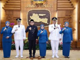 Lantik Pj. Walikota Malang dan Pj. Bupati Magetan, Pj Gubernur Adhy Sebut Keduanya Sosok Pengalaman
