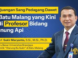 Prof. Sukir Maryanto: Pedagang Dawet Jadi Guru Besar Bidang Gunung Api di Universitas Brawijaya