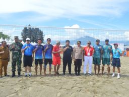 Dua Tim Voli Pantai Putra Jatim Berhasil Tundukkan Tim Provinsi Bali