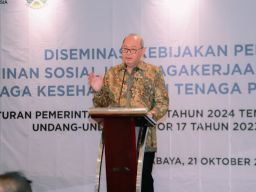 Pj. Sekdaprov Jatim Dorong Peningkatan Perlindungan Jaminan Sosial Ketenagakerjaan di Semua Sektor