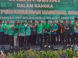 Puncak Harhubnas ke-53 2024, Dipungkasi Jalan Sehat Insan Pelabuhan