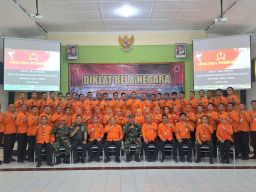 Tingkatkan Jiwa Korsa Pegawai, BPBD Jatim Gandeng Rindam V/Brawijaya Gelar Diklat Bela Negara