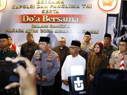 Kapolri dan Panglima TNI, Pj. Gubernur Jatim Optimistis Pilkada Serentak 2024 Sukses