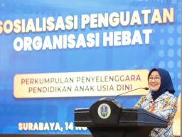 Ketua DPD PP-PAUD Jatim Buka Sosialisasi Penguatan Organisasi Hebat