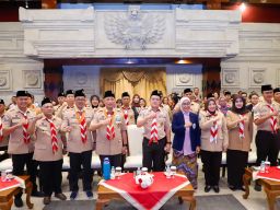 Kwarda Pramuka Jatim dan FKM Universitas Airlangga Tandatangani Kesepakatan Bersama