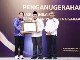 Pemprov Jatim Terima Penghargaan Predikat Kepatuhan dari Ombudsman RI, Skor 92,08 Kualitas Tertinggi