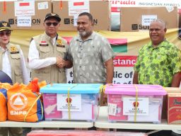 Bantuan Kemanusiaan Indonesia Untuk Korban Gempa Tiba di Port Vila Vanuatu