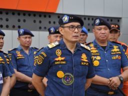 Dirjen Hubla Kunjungi Pangkalan Kesatuan Pengawasan Laut dan Pelayaran (KPLP) Kelas I Tanjung Priok, Jakarta