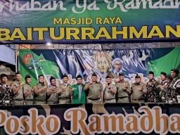Kasatkrowil Banser Jatim Resmikan Posko Ramadhan Ansor Sidoarjo