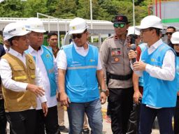 Menteri ESDM Tinjau Kesiapan PLN Nusantara Power PLTMG Baubau