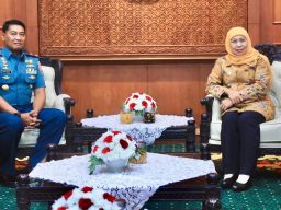 Gubernur Khofifah Apresiasi Komandan Lantamal V Dukung Kedaulatan Pangan di Jatim