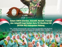Gubernur Khofifah Ajak Ribuan Guru TK Muslimat NU se Kab Malang Terus Produktif Cerdaskan Generasi Bangsa