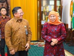 Bangun Ekonomi Desa, Gubernur Khofifah Ajak Bulog Sinergi Salurkan Bahan Pokok Lewat Koperasi Merah Putih