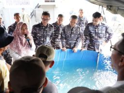‎Lanudal Juanda Dorong Peningkatan Kesejahteraan Masyarakat Pesisir Melalui Teknologi Bioflok