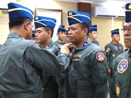 Jabatan Dirlambangja dan Dua Komandan Lanudal Jajaran Puspenerbal Diserahterimakan