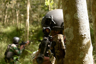 Prajurit Brigif 2 Marinir Laksanakan Latihan Pertempuran