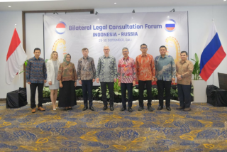 Indonesia–Rusia Gelar Forum Konsultasi Bilateral Bidang Hukum