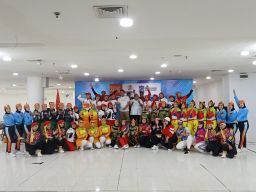 KORMI Kota Surabaya Gelar Lomba Senam SABI 2025 di Pasar Atom Surabaya