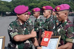 Gelorakan semangat Berprestasi. Prajurit Brigif 2 Marinir Raih Apresiasi atas Prestasi Nasional dan Internasional