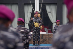 Exit Briefing Brigif 2 Marinir, Kolonel Marinir Daniel Tarigan Sampaikan Apresiasi dan Pesan Kekompakan