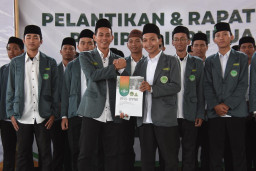 PAC IPNU–IPPNU Jabon Resmi Dilantik, Siap Majukan Organisasi dan Moralitas Pelajar Nahdliyin