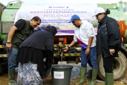 Tembus Pelosok Aceh hingga Sumut, Karyawan XLSMART Salurkan Bantuan Darurat dan Trauma Healing
