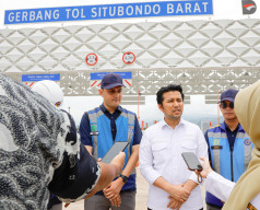 Wagub Emil Tinjau Proyek Jalur Tol Gending Besuki, Pastikan Dibuka H-10 Lebaran 2026