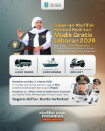 Gubernur Khofifah Buka Mudik Gratis, Disiapkan 17 Jurusan Bus dan Dua Rute Kapal Laut