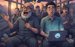 Senjakala Profesi dan Filosofi ‘Iki Zamanmu’ di Kursi Mini Bus