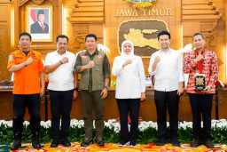 Pemprov Jatim dan Kepala BNPB Gelar Rakor Penanganan Dampak Bencana Hidrometeorologi, Mitigasi Musim Kemarau