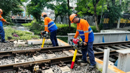 Jalur Kereta Daop 8 Surabaya Siaga Penuh Hadapi Mudik Lebaran 2026