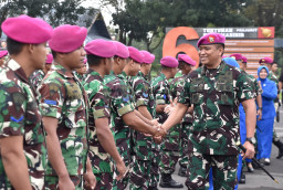 Halal Bihalal 1 Syawal 1447 H Jadi Momentum Perkuat Kebersamaan dan Kekuatan Satuan Brigif 2 Marinir