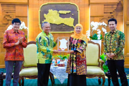 Gubernur Khofifah Terima Dubes RI Untuk Australia di Canberra dan Pelaku Bisnis Australia