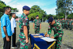 Jaga Kualitas dan Kapabilitas Proses Penerimaan Prajurit TNI AL, Kodaeral lX Gelar Penandatanganan Pakta Integritas