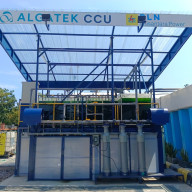PLN Nusantara Power Operasikan Teknologi Carbon Capture Mikro Alga PLTGU Muara Karang