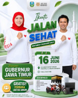 Gubernur Khofifah Ajak Masyarakat Meriahkan Jalan Sehat di Masjid Nasional Al Akbar Surabaya