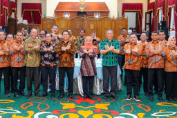 Gubernur Khofifah Terima Peserta Kepemimpinan Nasional PKN I Angkatan LXVI di Grahadi