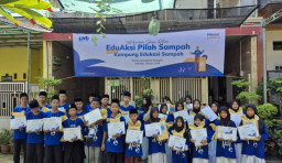 Muharram Green Action Edu Aksi Pilah Sampah, Anak Yatim Belajar Menjaga Bumi Sejak Dini