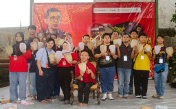 Sanggar Budaya Nareswari Ajak Anak Berkebutuhan Khusus Membuat Topeng Malangan