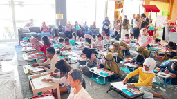 HJKS ke-733 Dafam Pacific Caesar Surabaya Gelar Aksi Sosial dan Lomba Mewarnai